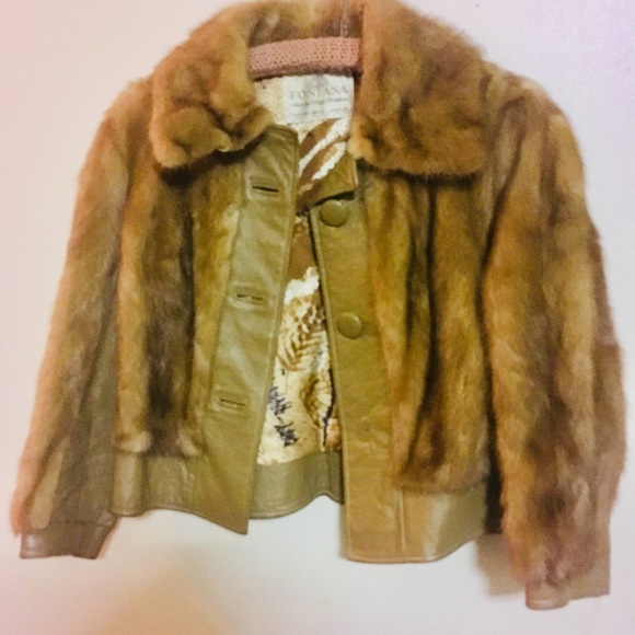 Fur leather jacket - Picture 2 of 8